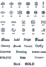 Mint Light Blue Seersucker Button Bag 6"