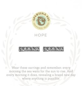 Spartina Hope Horizon Stud Earrings Silver