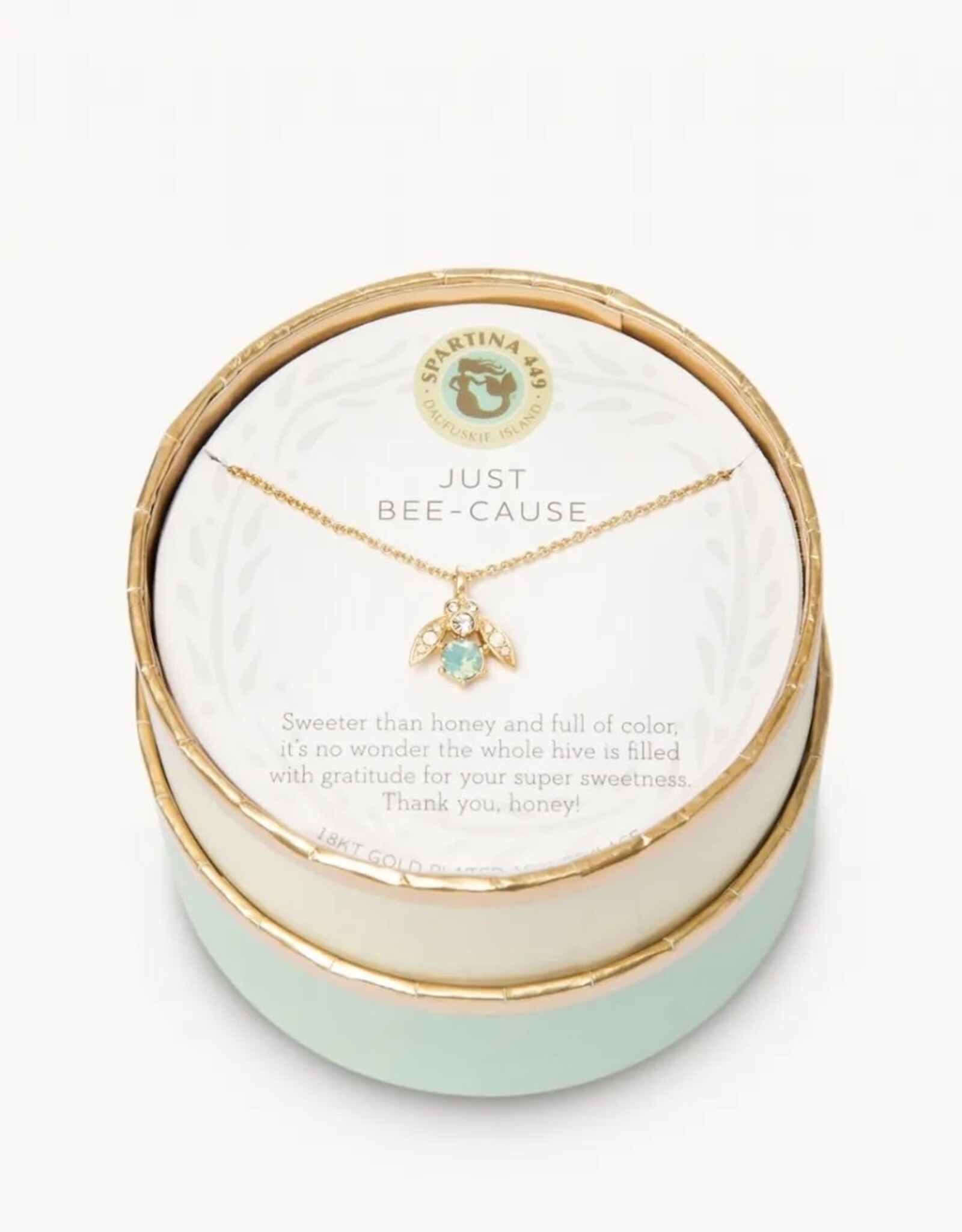 Spartina Little Bee Necklace Gold