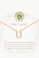 Spartina Lucky Horseshoe  Gold Necklace