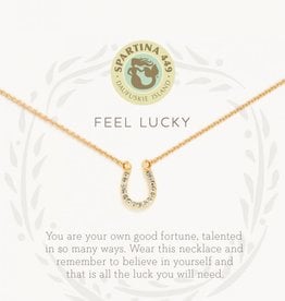 Spartina Lucky Horseshoe  Gold Necklace