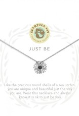 Spartina Just Be Sea Urchin Necklace Silver