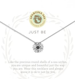 Spartina Just Be Sea Urchin Necklace Silver