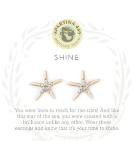 Spartina Starfish Gold Earrings