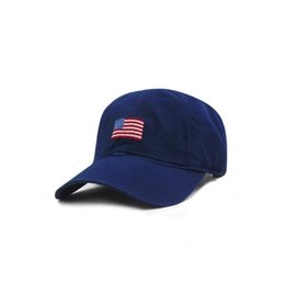 Smather's & Branson Small Fit Hat US Flag Navy
