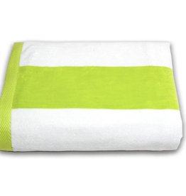 Beach Towel Lime Stripe