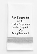 Wild Hare Designs Towel Mr Rogers