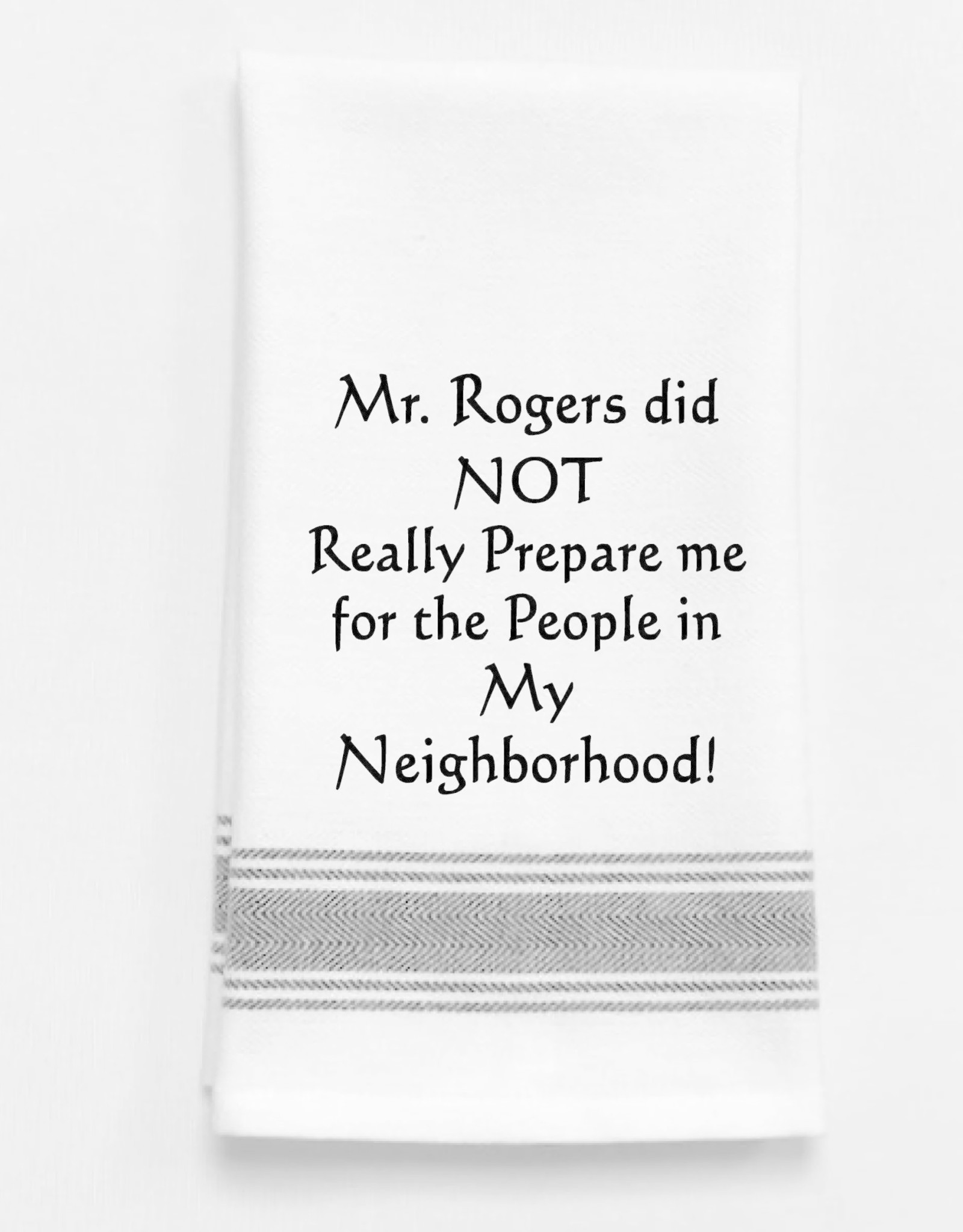 Wild Hare Designs Towel Mr Rogers