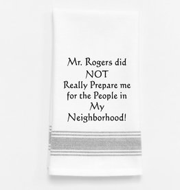 Wild Hare Designs Towel Mr Rogers
