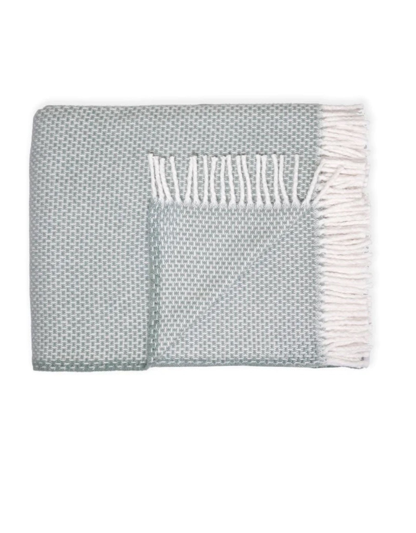A Soft Idea Sage Grain of Rice Cotton Throw