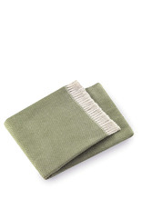 A Soft Idea Olive Green Grain of Rice Cotton Throw