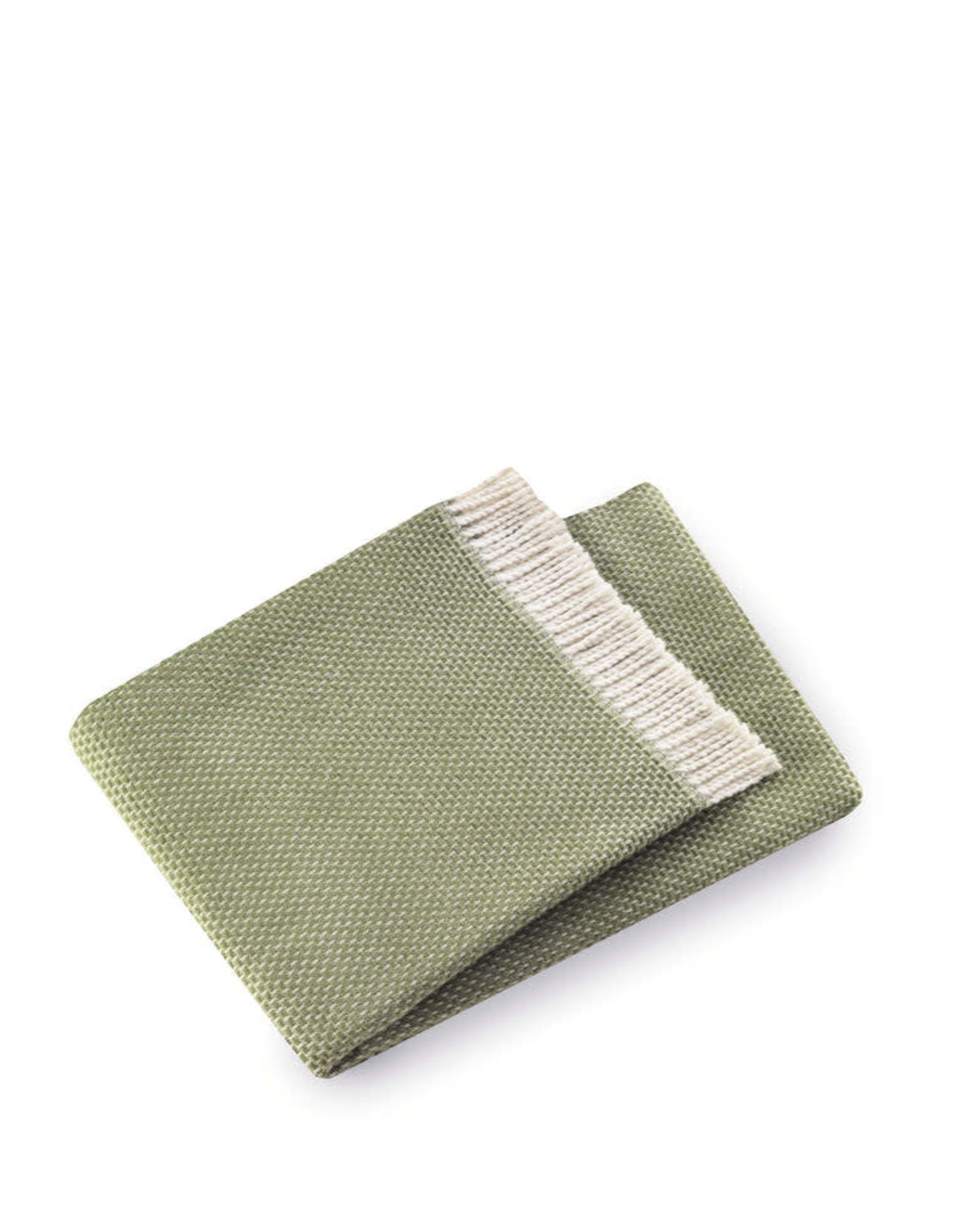 A Soft Idea Olive Green Grain of Rice Cotton Throw