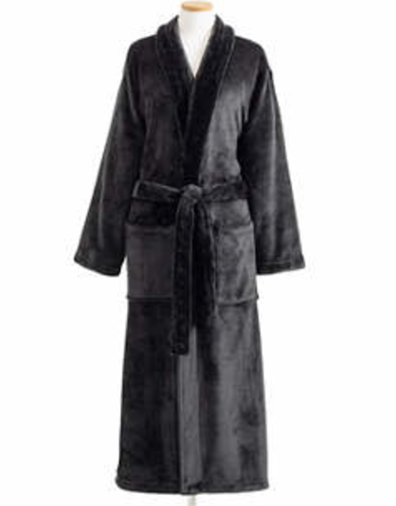 Pine Cone Hill Sheepy Fleece Robe 2.0 Black