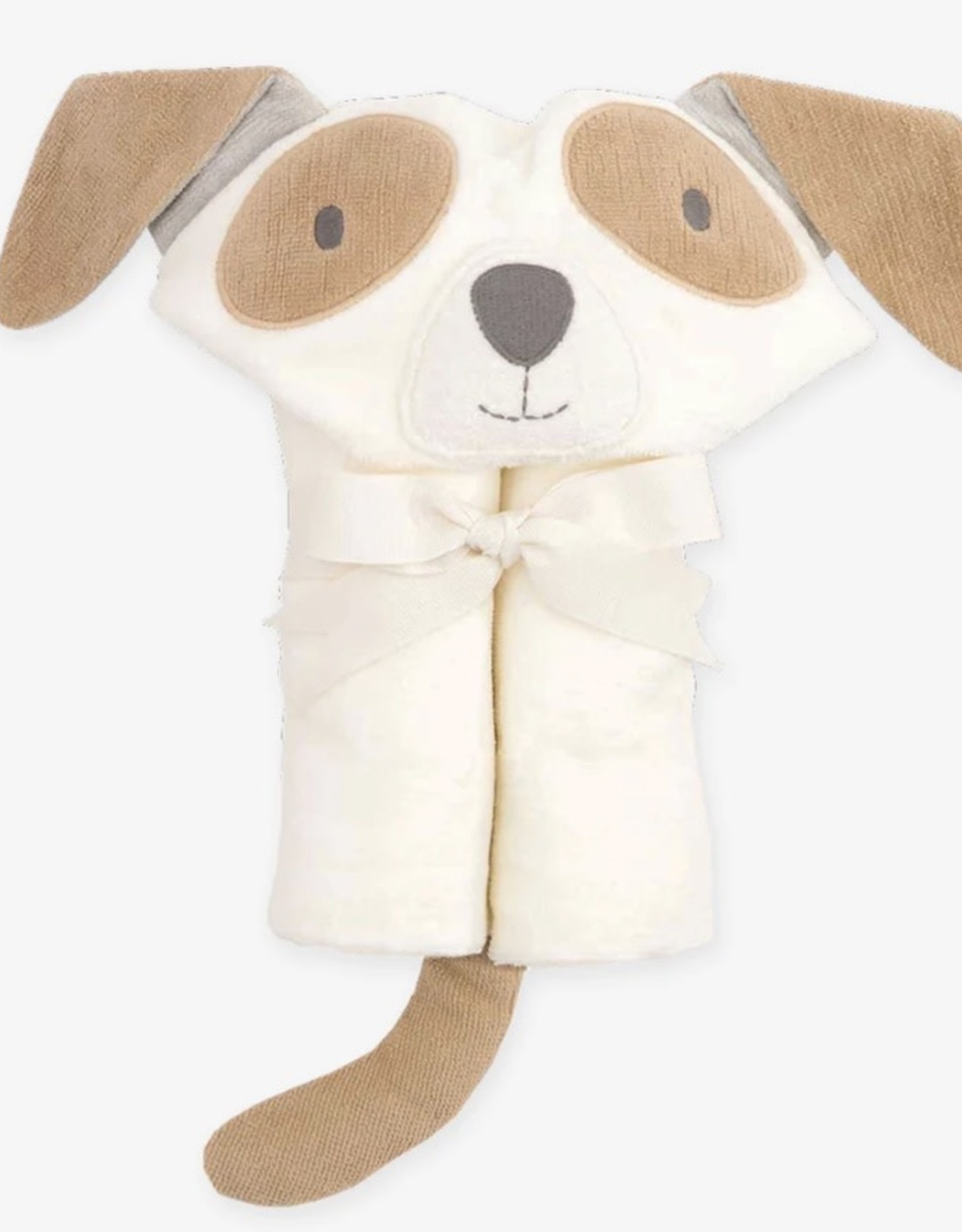 Elegant Baby Puppy Hooded Towel 0-24mo