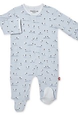 Magnificent Baby Baa Baa Baby Blue Modal Magnetic Footie