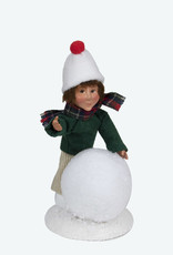Byer's Choice Toddler w/snowball