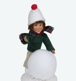 Byer's Choice Toddler w/snowball