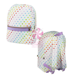 Mint Medium Backpack Tiny Hearts