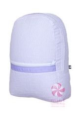 Oh Mint Medium Backpack Lilac Seersucker