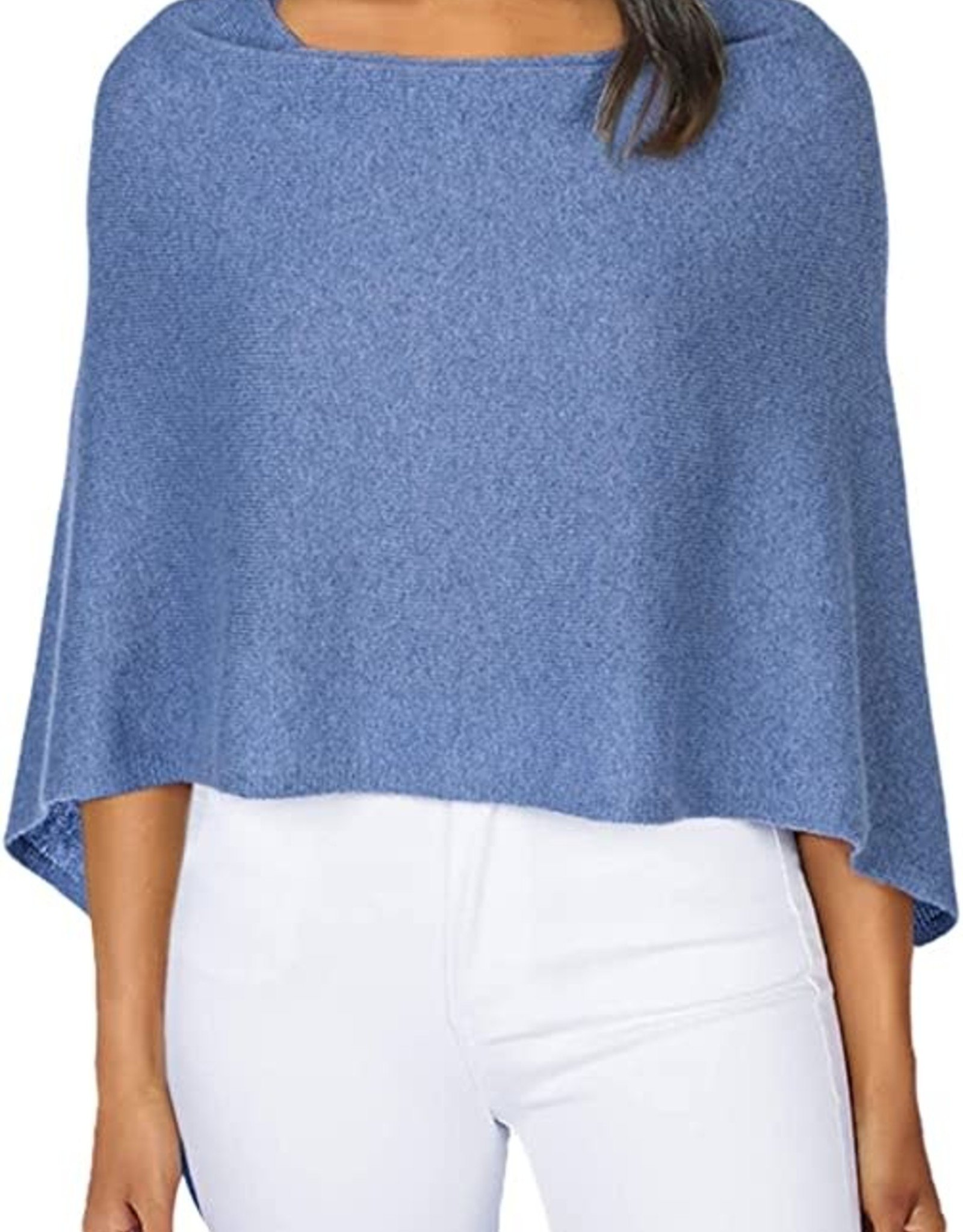 Alashan Cashmere Co. Cashmere Dress Topper-Blue Horizon