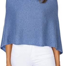 Alashan Cashmere Co. Cashmere Dress Topper-Blue Horizon