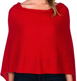 Alashan Cashmere Co. Cashmere Dress Topper-Crimson