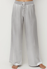 PJ Harlow Jolie Satin Pant Dark Silver