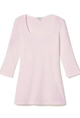 PJ Harlow Norah 3/4 Sleeve Tee Blush xx