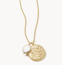 Spartina Floret Pearl Necklace