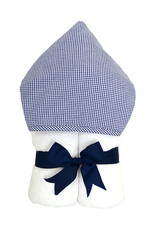 Three Marthas Everykid towel Navy Check