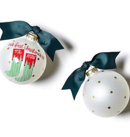 New Our First Xmas as Mr & Mrs Ornament