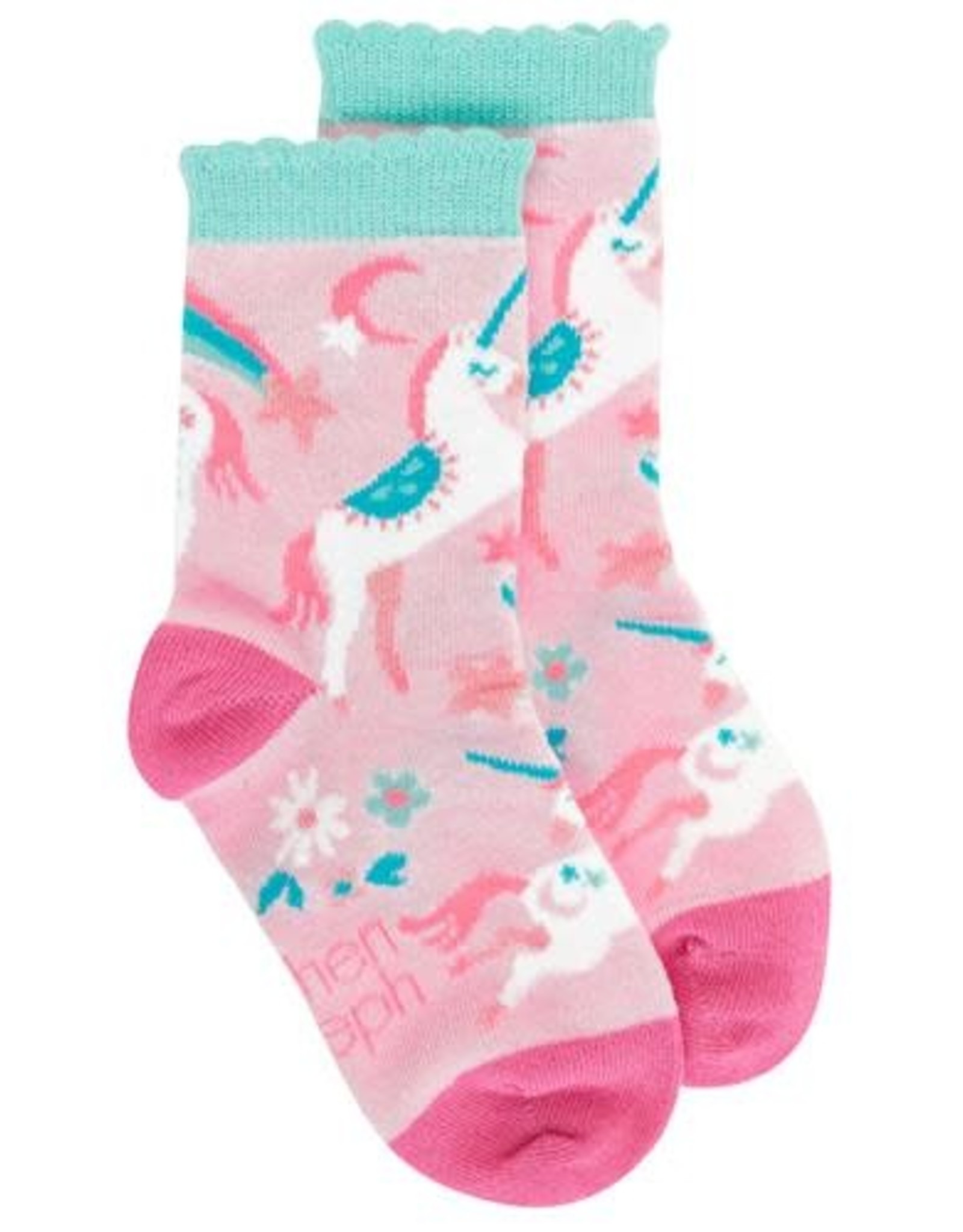 Stephen Joseph Pink Unicorn Socks