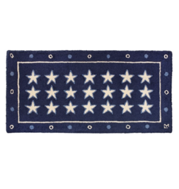 Chandler Four Corners Rug Stars on Blue 2x4