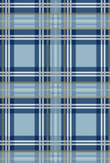 Gift Wrap Blue Plaid