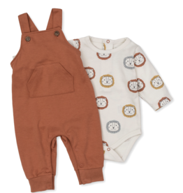 Kissy Kissy Overall Set Happy Lions