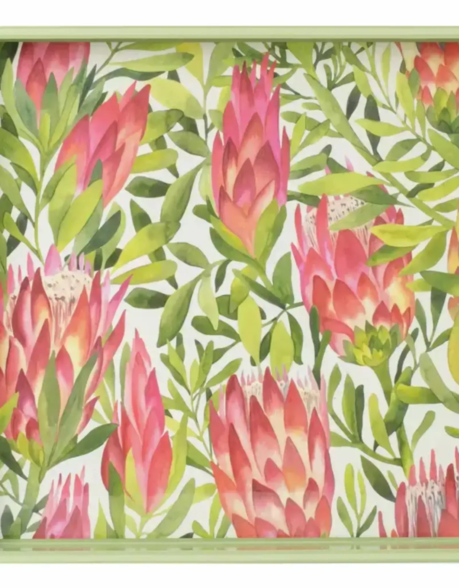 Rockflowerpaper Tray Protea Garden 15x15