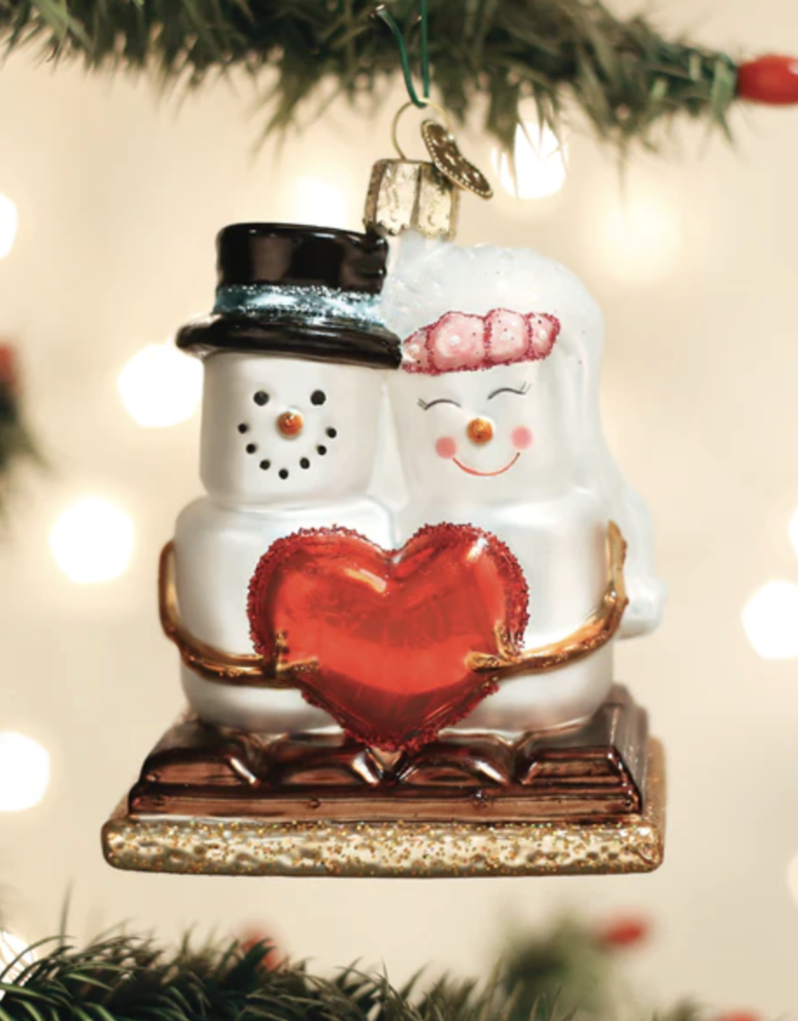 Old World Christmas S'Mores In-Love Ornament