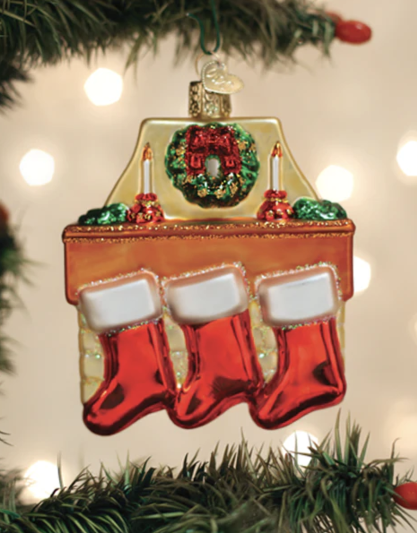 Family of 3 Stockings Ornament