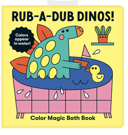 Chronicle Books Bath Book Rub-a-Dub Dinos