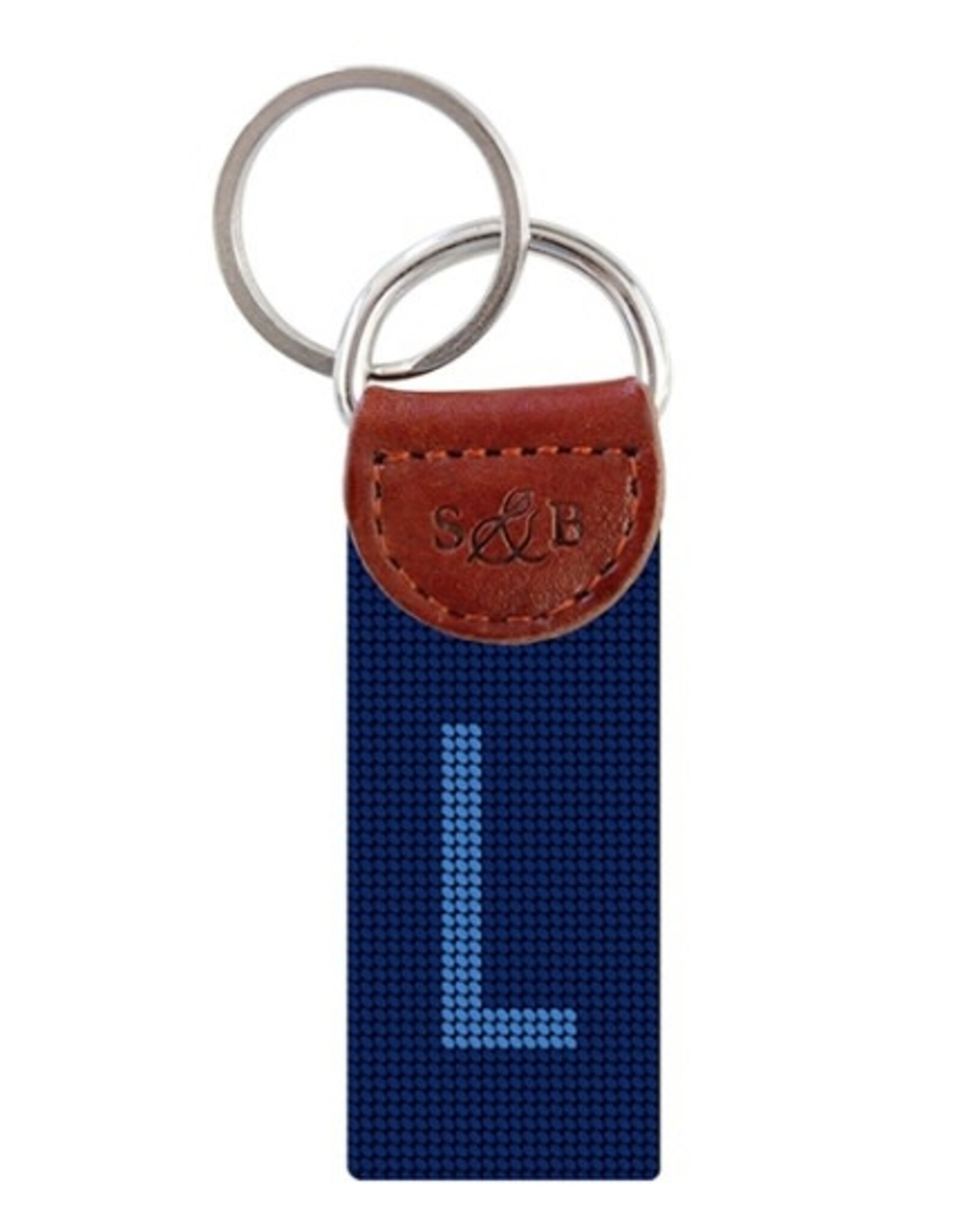 Smather's & Branson Key Fob L Cornflower