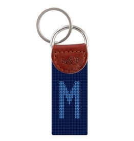 Smather's & Branson Key Fob M Cornflower