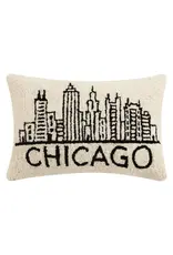 Chicago B/W Pillow