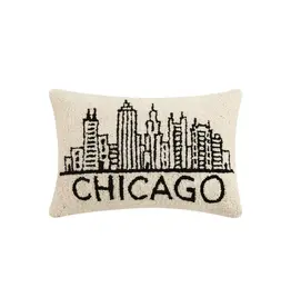 Chicago B/W Pillow