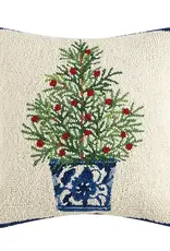 Holiday Chinoiserie Tree Pillow 16"