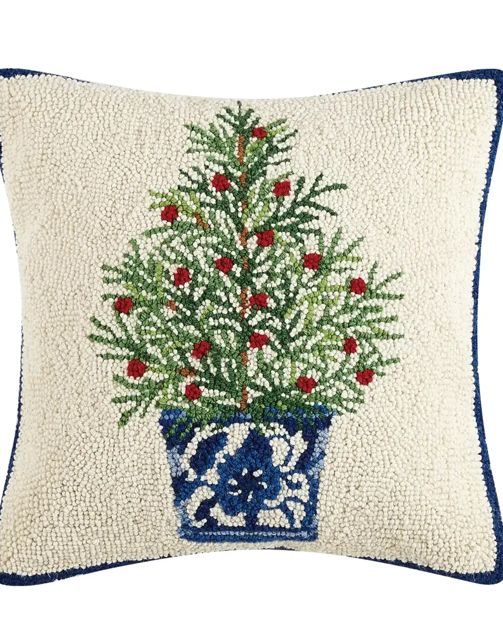 Holiday Chinoiserie Tree Pillow 16"
