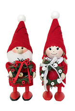 Nordic Dreams Red Girl Ornament w.wreath