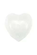 Mariposa Alabaster White Heart Plate