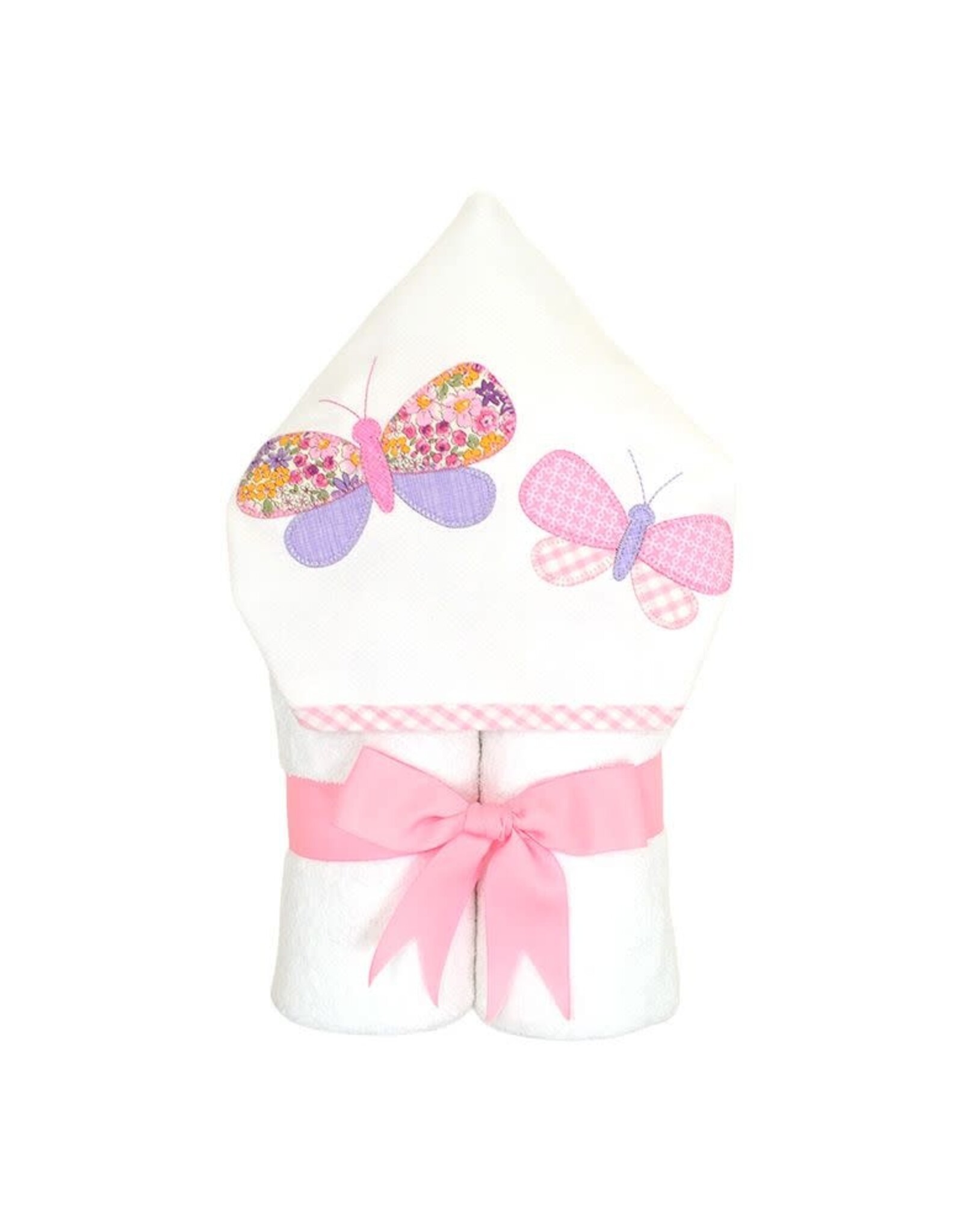 Three Marthas Everykid Towel Two Color Butterfly