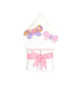 Three Marthas Everykid Towel Two Color Butterfly