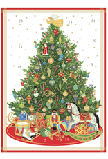 Caspari Oh Christmas Tree Advent Calendar Card